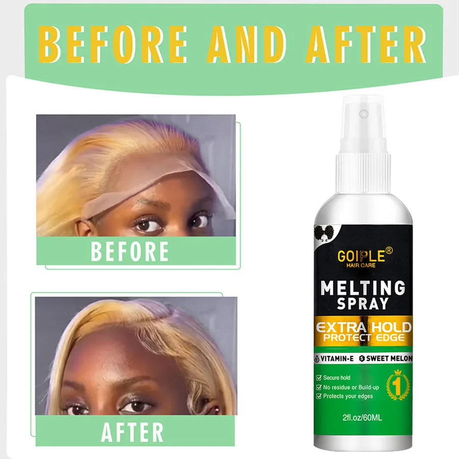 Goiple Lace Wig Melting Spray Kit Frontal Adhesive and Styling Tools - 10