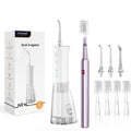 Rechargeable Water Flosser and Electric Toothbrush Dental Care Kit