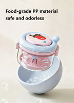 Portable Denture Cleaning Case with Rotary Brush