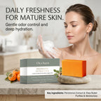 Persimmon Extract Deodorizing Body Soap for Aging Odor