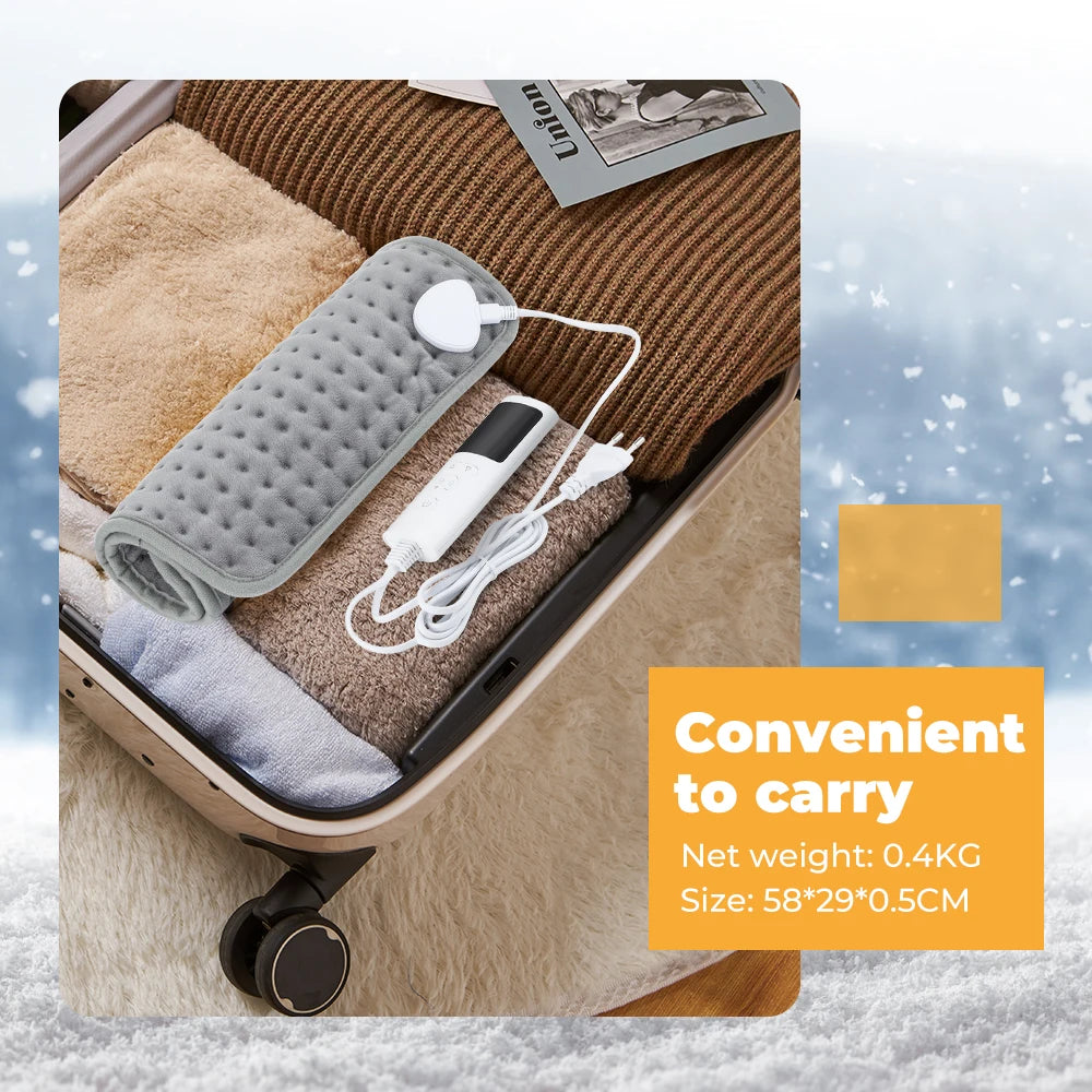 Electric Heating Pad for Body Pain Relief and Winter Warmth
