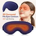 Heated Eye Massager for Stress Relief and Relaxation