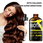 Biotin Hair Oil with Collagen 100ml Vitamin B7 Moisturizing Treatment