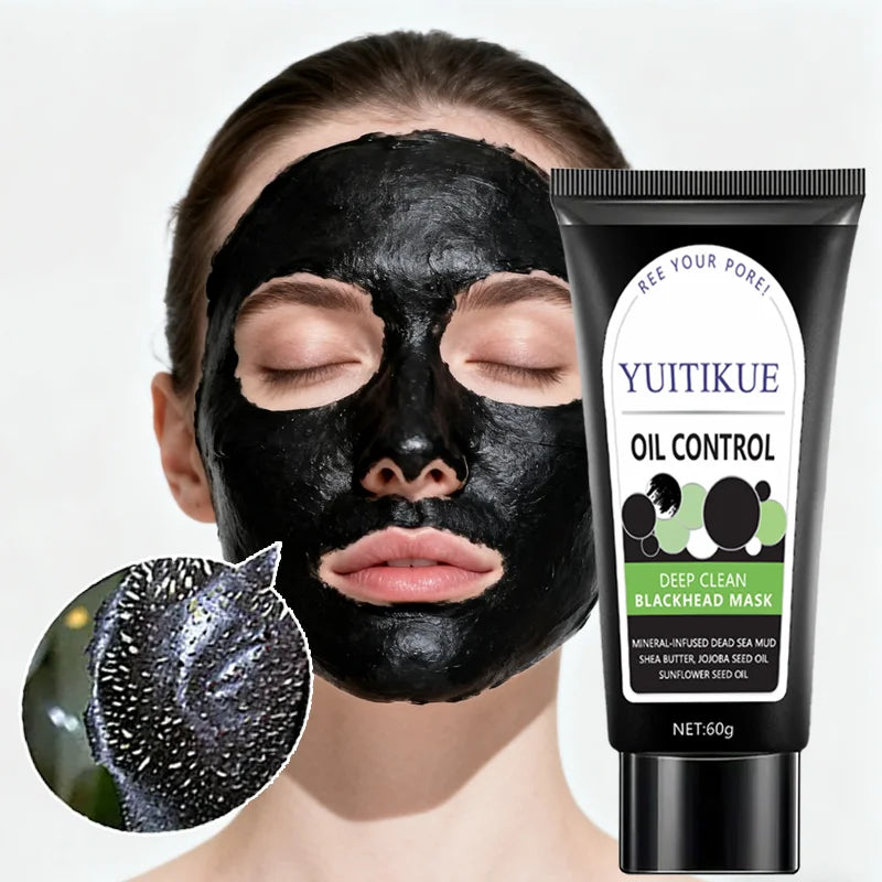 YUITIKUE Bamboo Charcoal Blackhead Mask Deep Pore Cleansing Peel Off 60g
