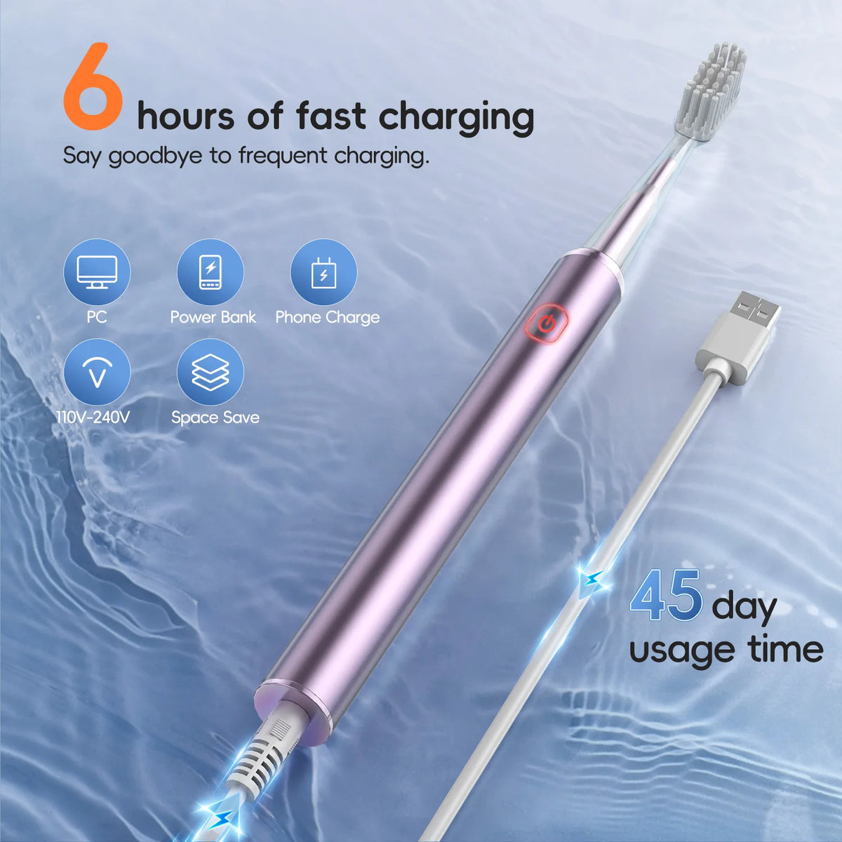 Professional Oral Irrigator and Electric Toothbrush Combo