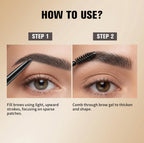 2-in-1 Waterproof Eyebrow Pencil and Sculpting Gel