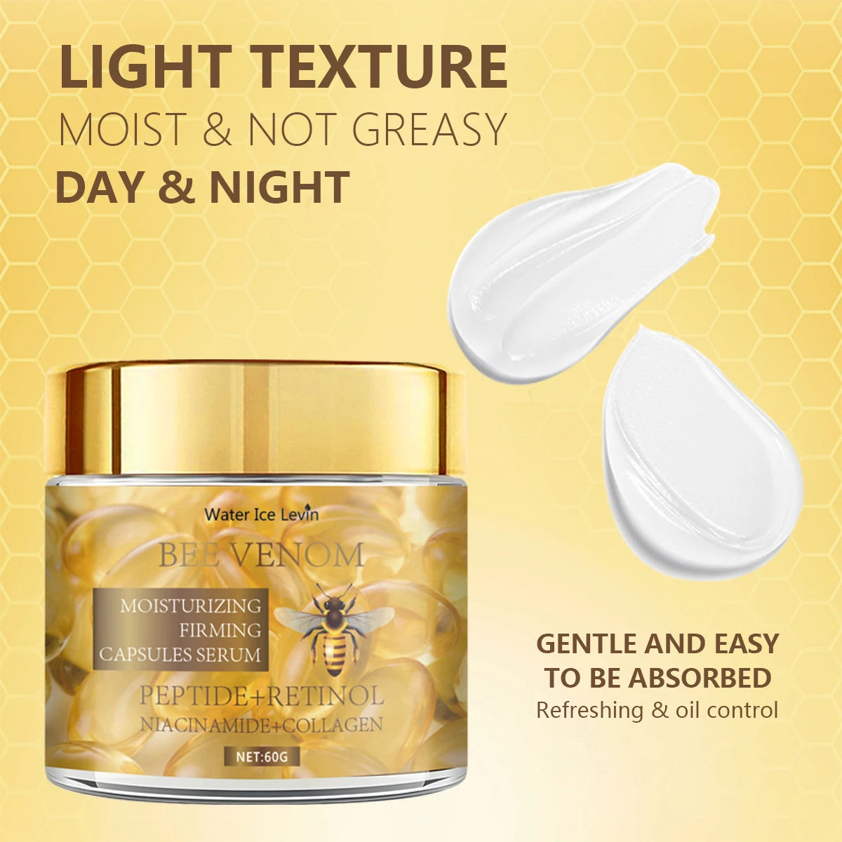 Bee Venom Eye Serum Retinol Peptide Firming Hydrating Cream - 2