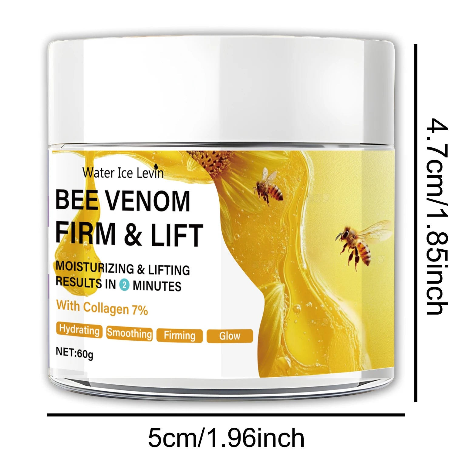Bee Venom Instant Face Lifting Cream Anti Aging Firming Moisturizer - 5