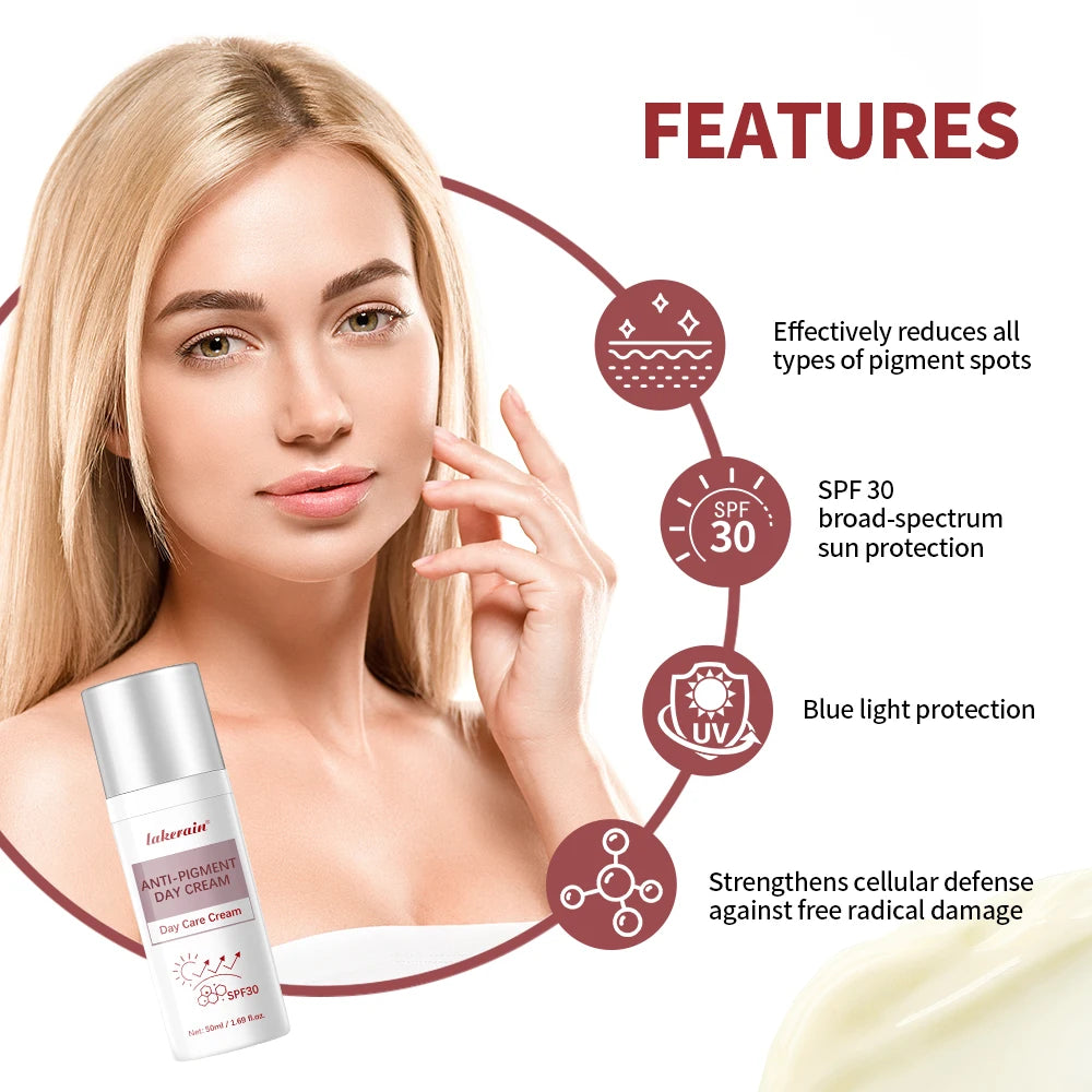 SPF 30 Anti-Pigment Moisturizing Day Cream - 2
