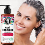 250g Curly Hair Shampoo and Conditioner Rose Scented