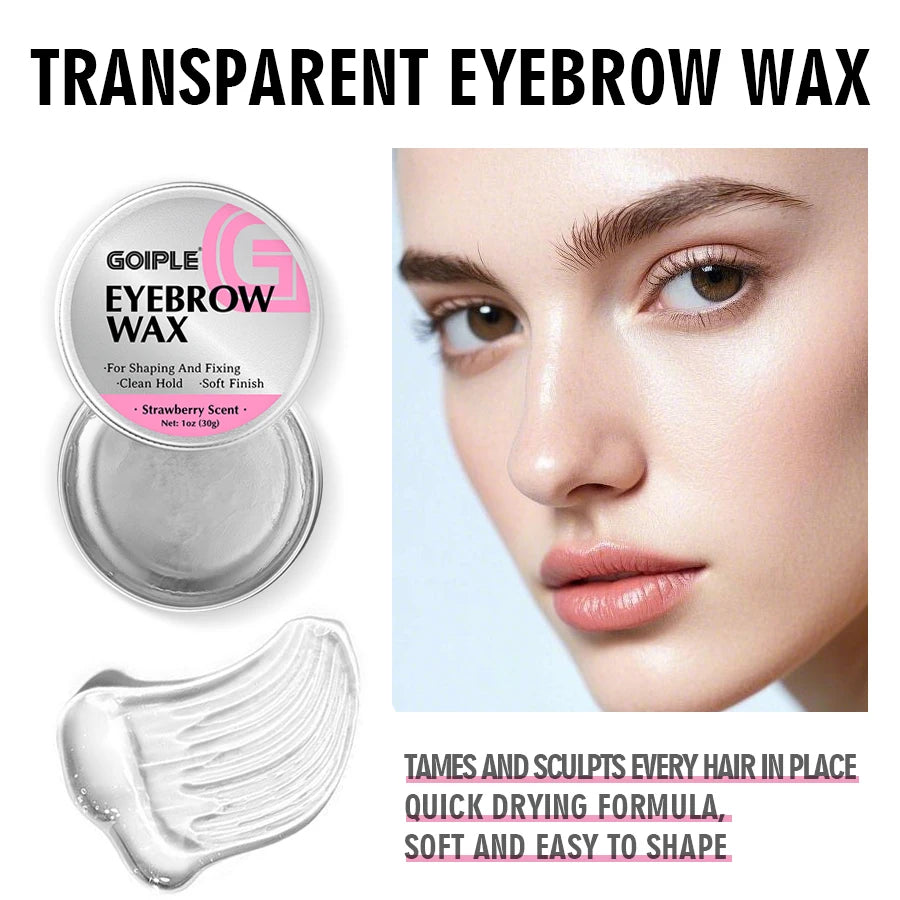 GOIPLE 3D Eyebrow Styling Wax Natural Brow Setting Gel Pomade
