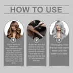 Permanent Silver Gray Hair Dye Cream for Vibrant Color Coverage