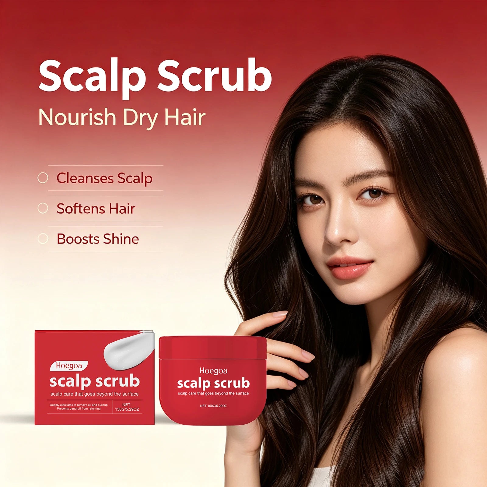 Deep Cleansing Scalp Exfoliator for Dandruff and Oily Hair - 1