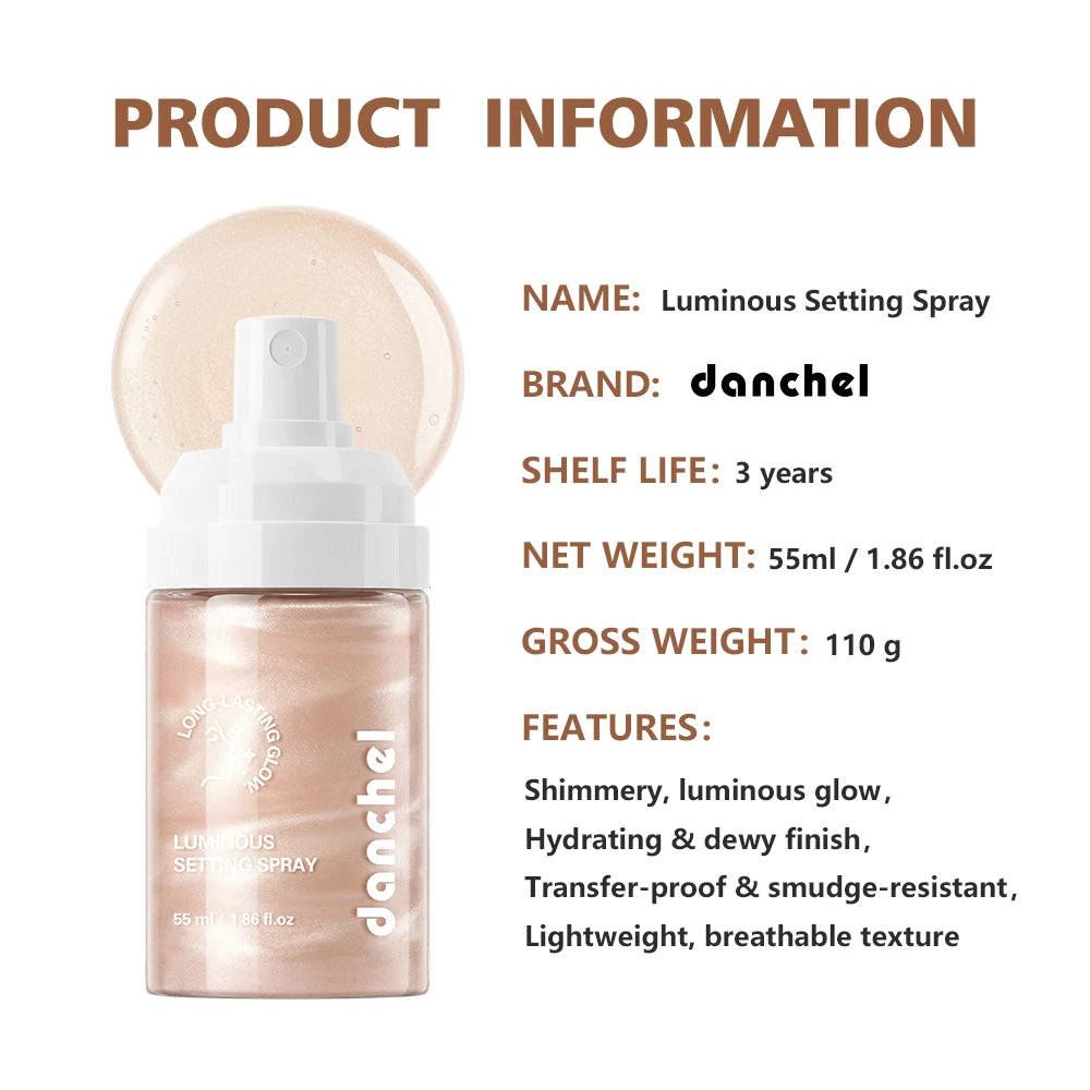 Luminous Setting Spray for Hydrating Dewy Makeup Finish - 18