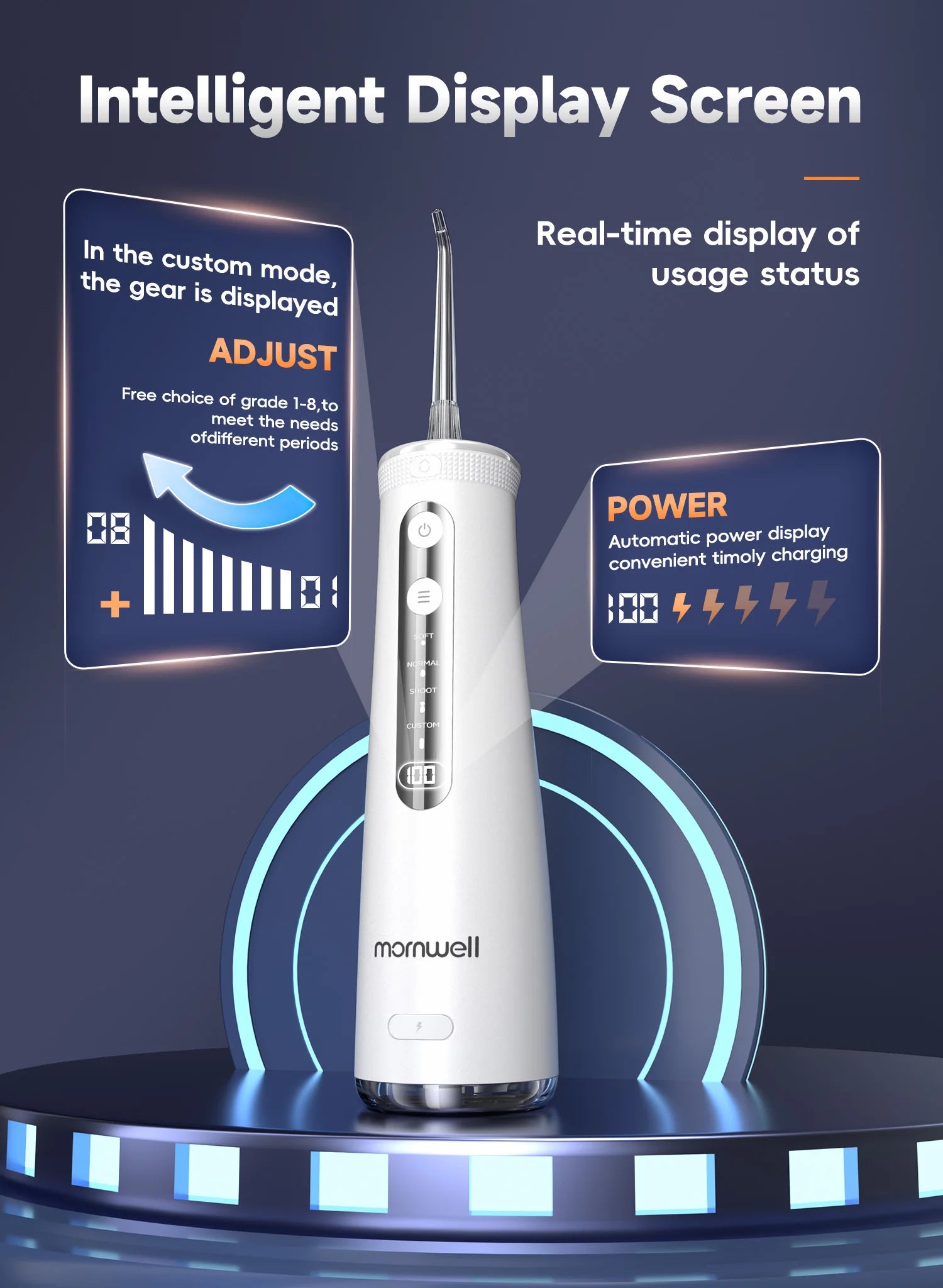 Portable Cordless Water Flosser for Teeth Cleaning and Gum Health - 8