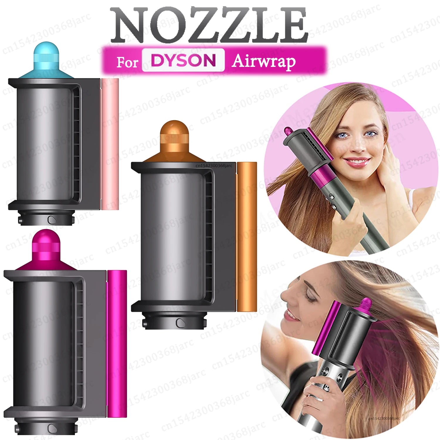 Flyaway Attachment for Dyson Airwrap HS01 and HS05 Smoothing Nozzle - 1