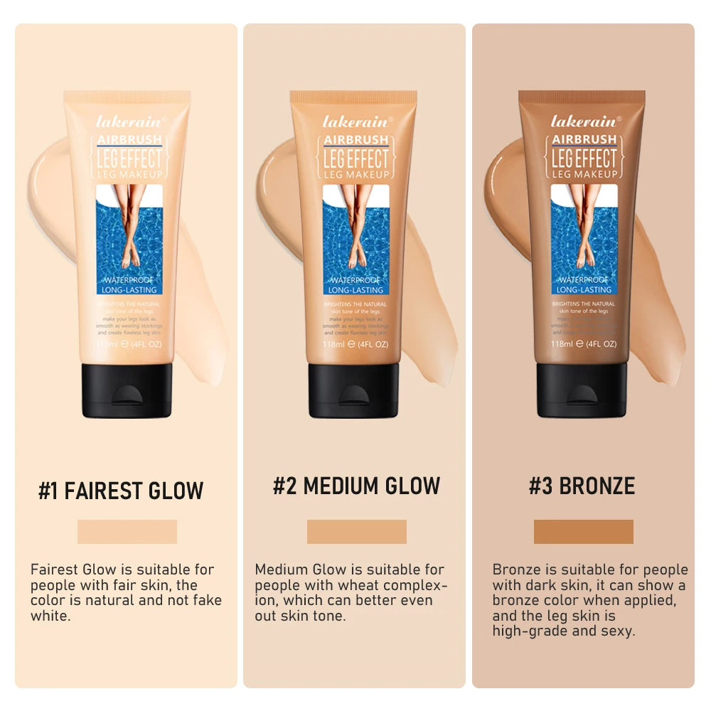 Waterproof Leg and Body Foundation for Flawless Skin Tone - 5