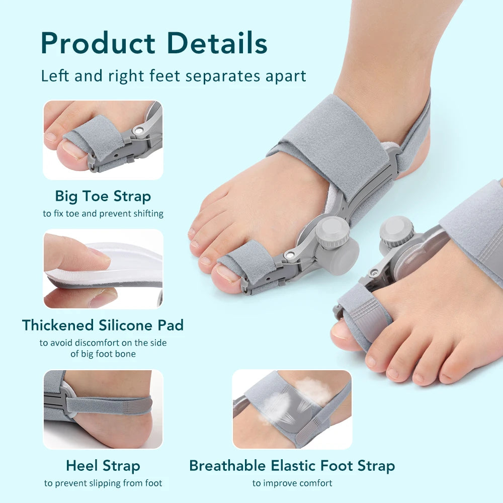 Adjustable Bunion Corrector for Hallux Valgus Pain Relief - 17