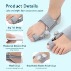 Adjustable Bunion Corrector for Hallux Valgus Pain Relief