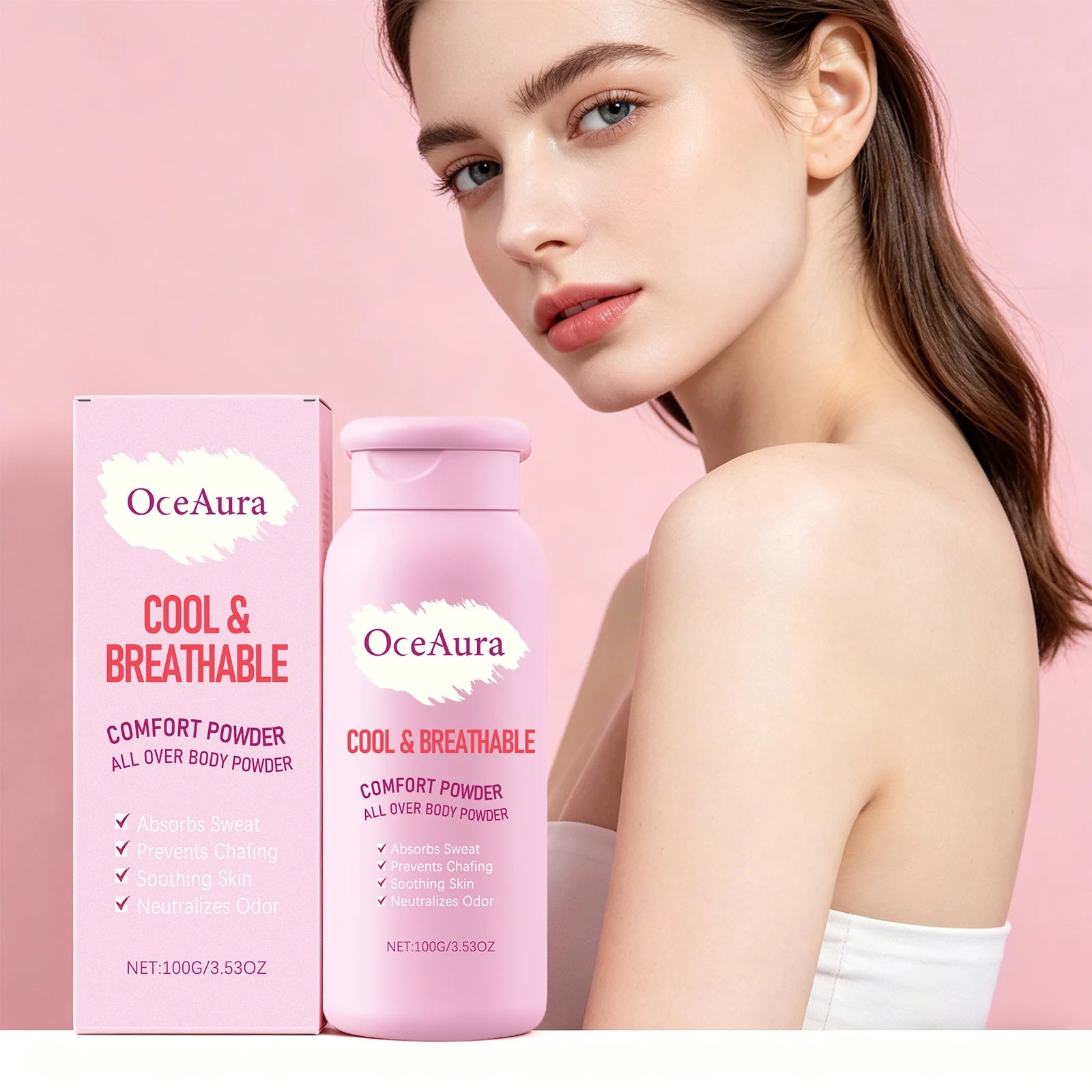 Cooling Sweat-Absorbing All-Over Body Powder - 2