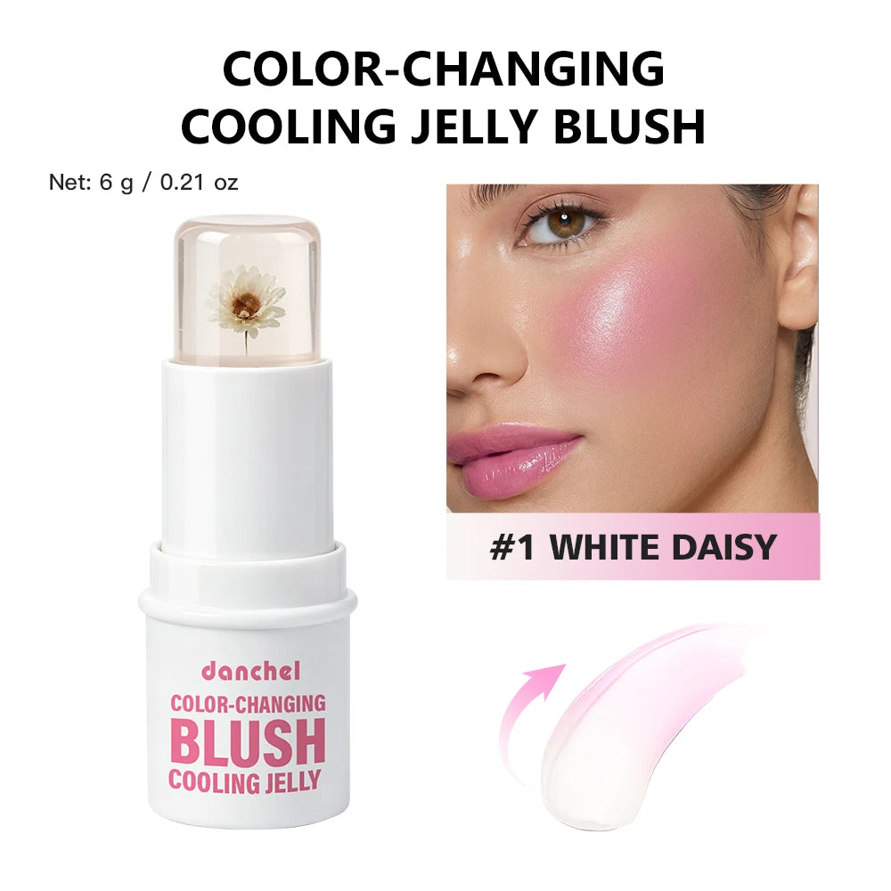 pH-Adaptive Color-Changing Jelly Blush for Lips and Cheeks