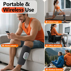 Cordless Heated Leg Massager with Air Compression