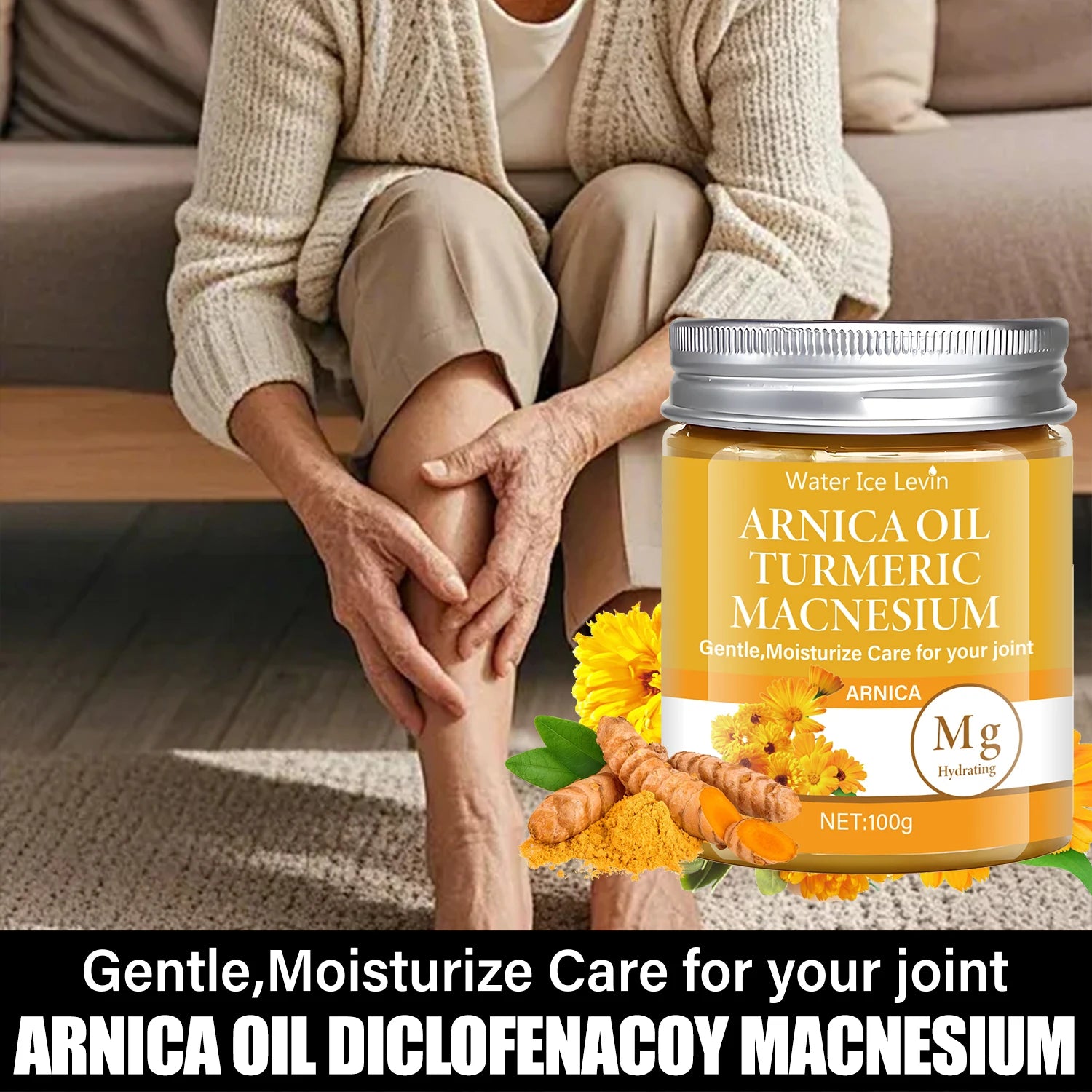 Arnica Magnesium Turmeric Joint Cream Moisturizing Body Comfort Relief - 4