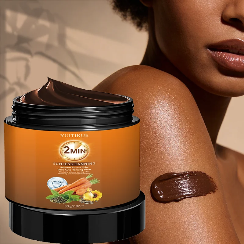 YUITIKUE Natural Self Tanner Foam Sunless Bronzer Body Tanning Cream