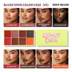 8-Color Cream Blush and Contour Palette