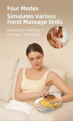 Cordless Hand and Finger Massager with Heat and Compression