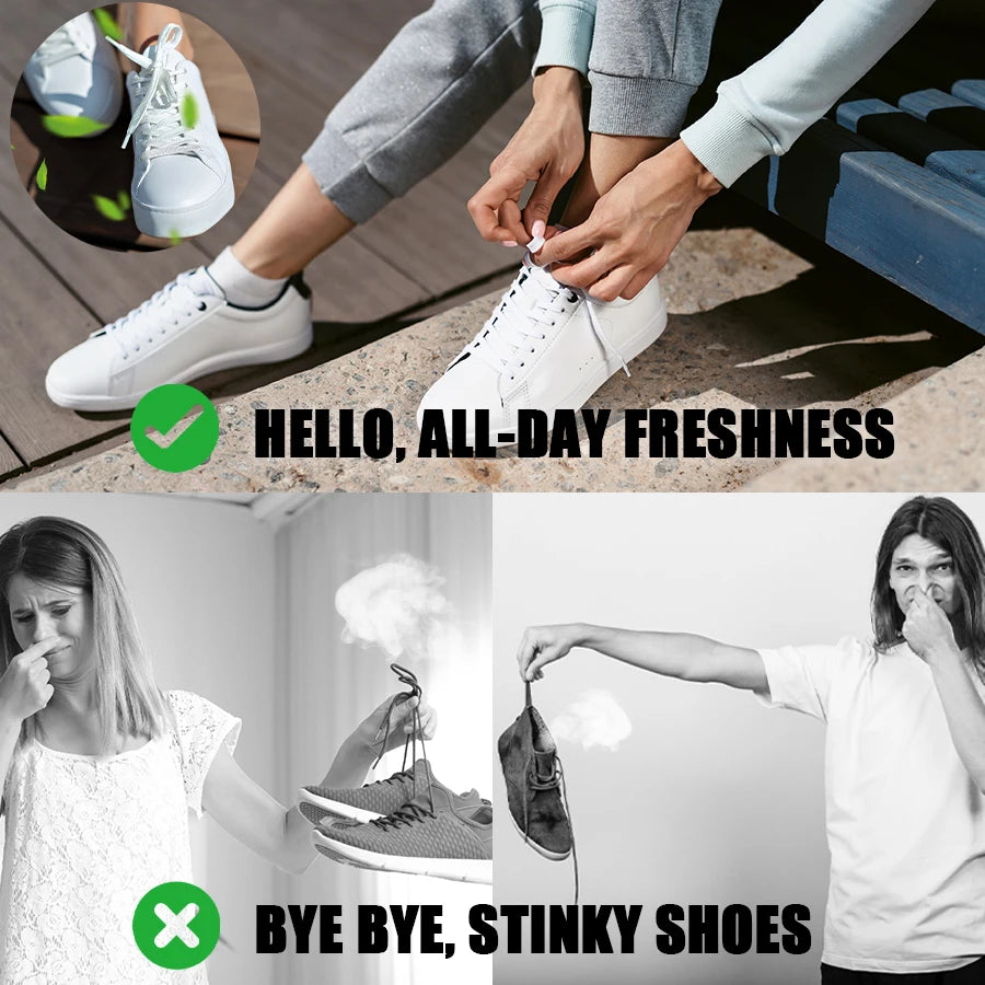 Shoe Cleaner Kit Sneaker Foam and Foot Shoe Deodorizer Spray Set