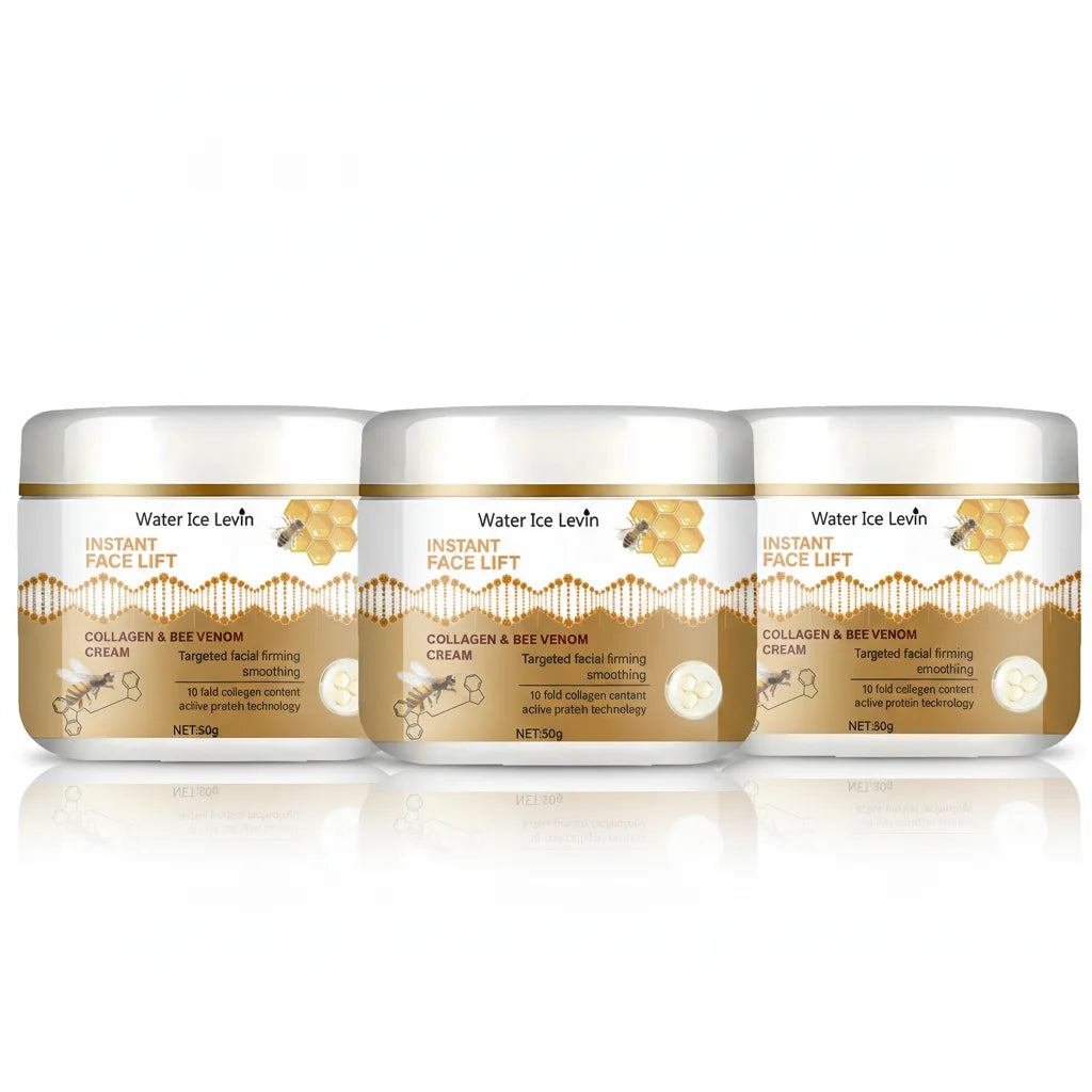 Water Ice Levin Collagen Bee Venom Face Lift Cream Firming Moisturizer