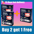 Temporary Silicone Cosmetic Denture Kit for Natural Smile