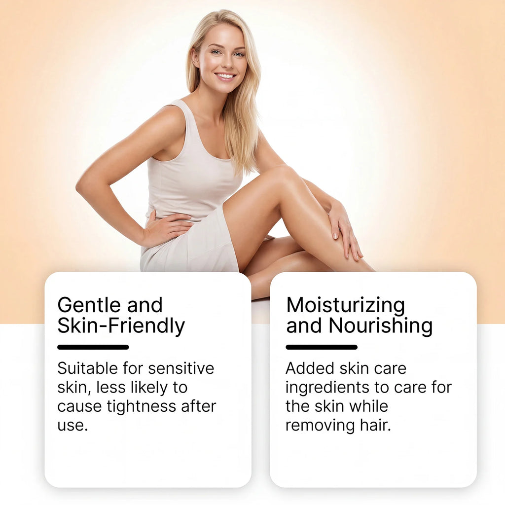 Painless Hair Removal Cream for Sensitive Skin