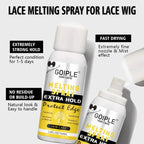 Goiple Lace Melting Spray and Wax Stick Wig Adhesive Kit