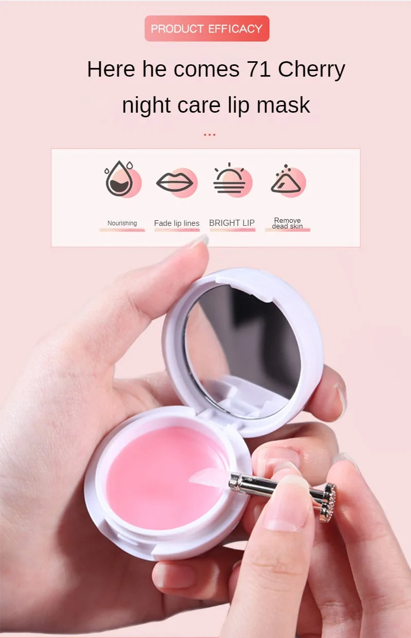 Kiss Pony Cherry Jelly Lip Mask Moisturizing Lip Treatment - 8