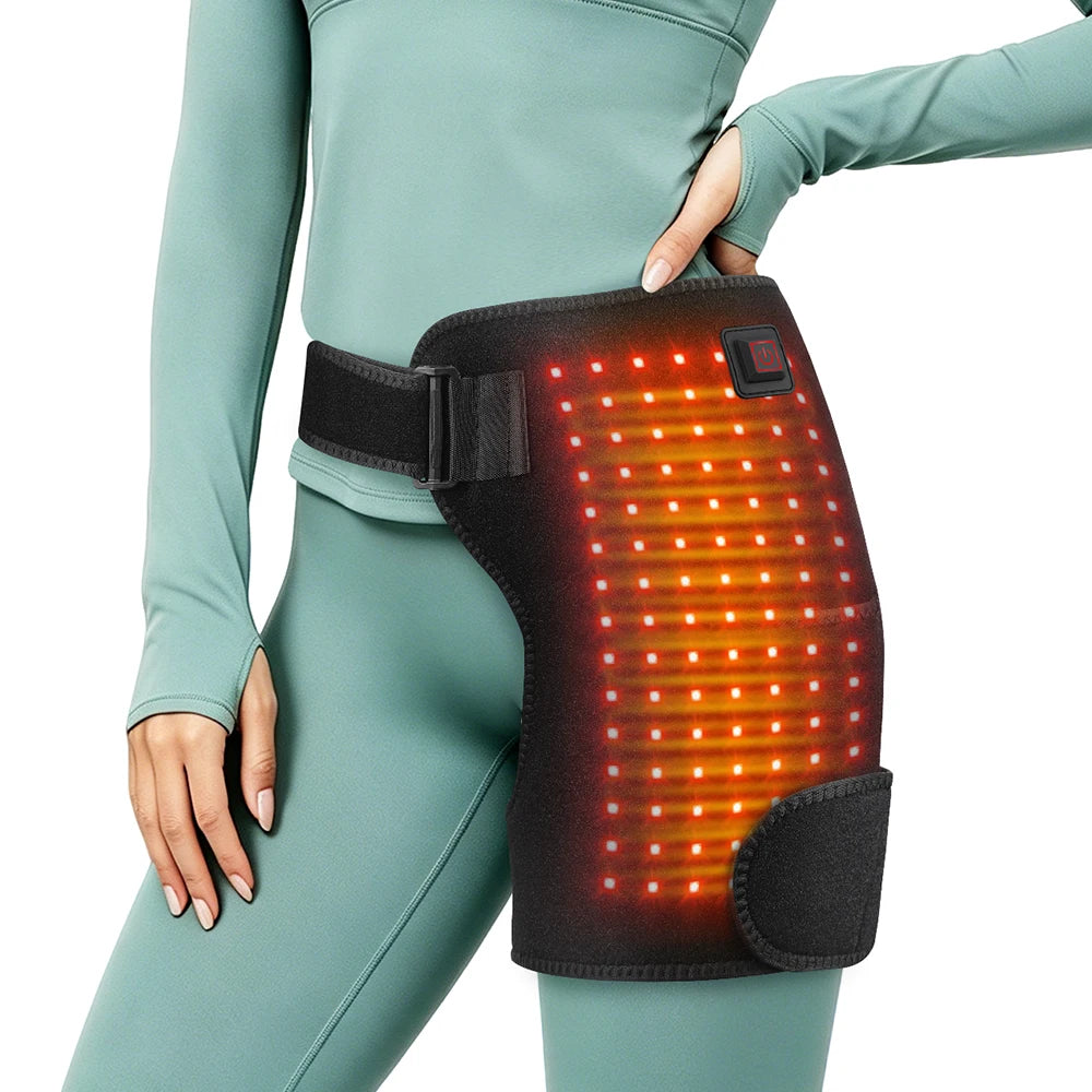Red Light Therapy Heating Hip Support Brace