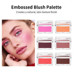 Matte Embossed Cheek Blusher Palette
