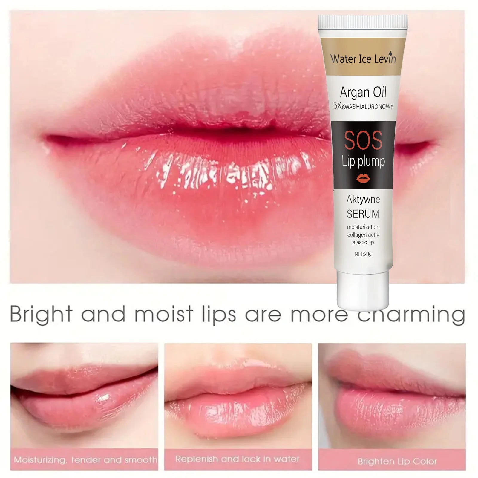 Pink Lip Balm Exfoliating Treatment for Dark Lips and Lip Line Fading - 4