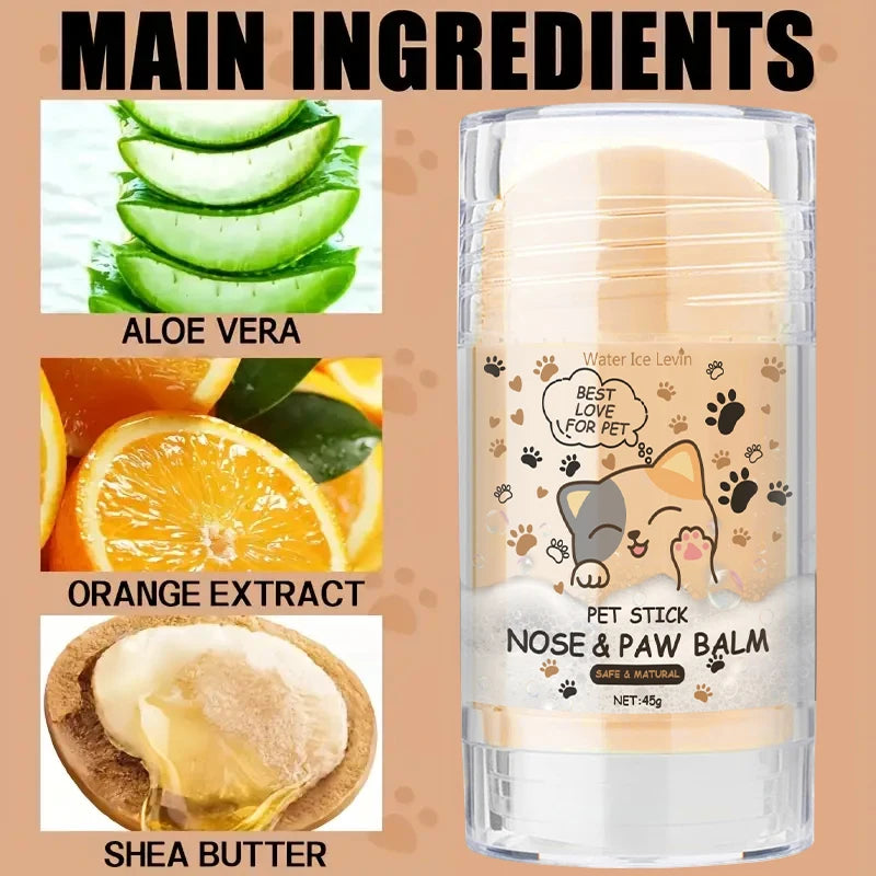 Pet Nose and Paw Balm Moisturizer for Dogs and Cats 45g - 3