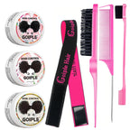 Goiple 3 Pack Edge Control Gel Hair Wax Styling and Finishing Set