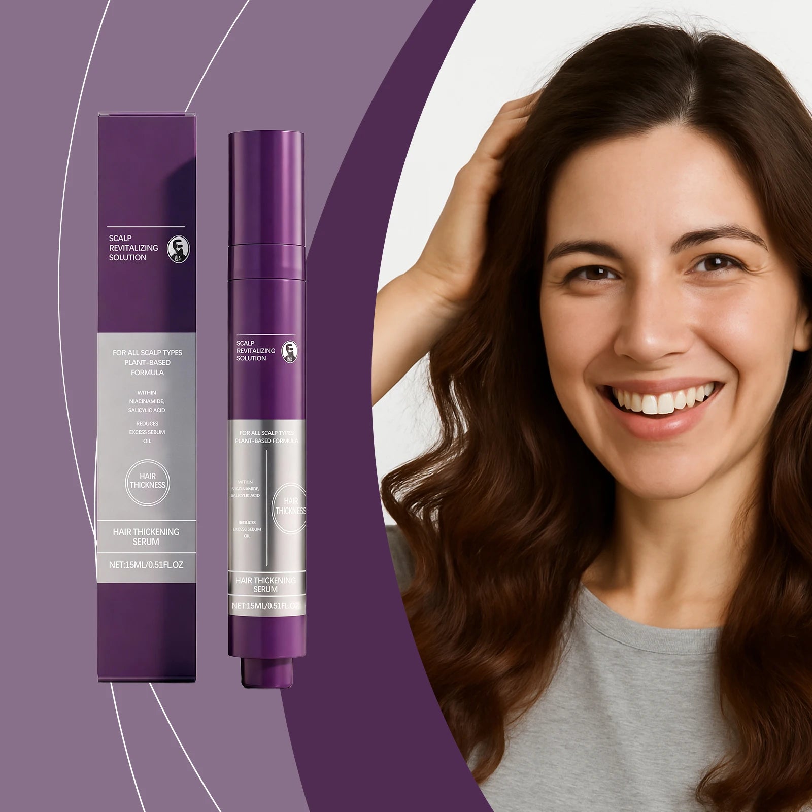 Rosemary Oil Scalp Revitalizing Hair Thickening Serum 15ml
