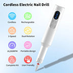 Cordless Electric Nail Drill Set for Manicure and Pedicure