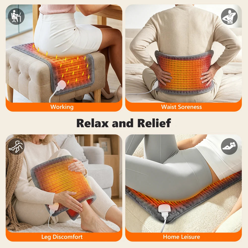 Electric Heating Pad for Pain Relief and Muscle Relaxation - 4