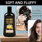 100ml Natural Ginger Hair Growth Shampoo for Dandruff and Scalp Care