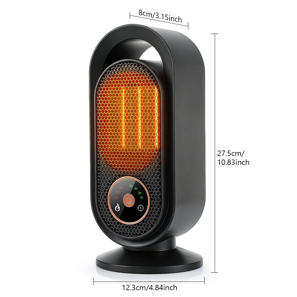 Portable PTC Ceramic Desktop Heater for Home and Office