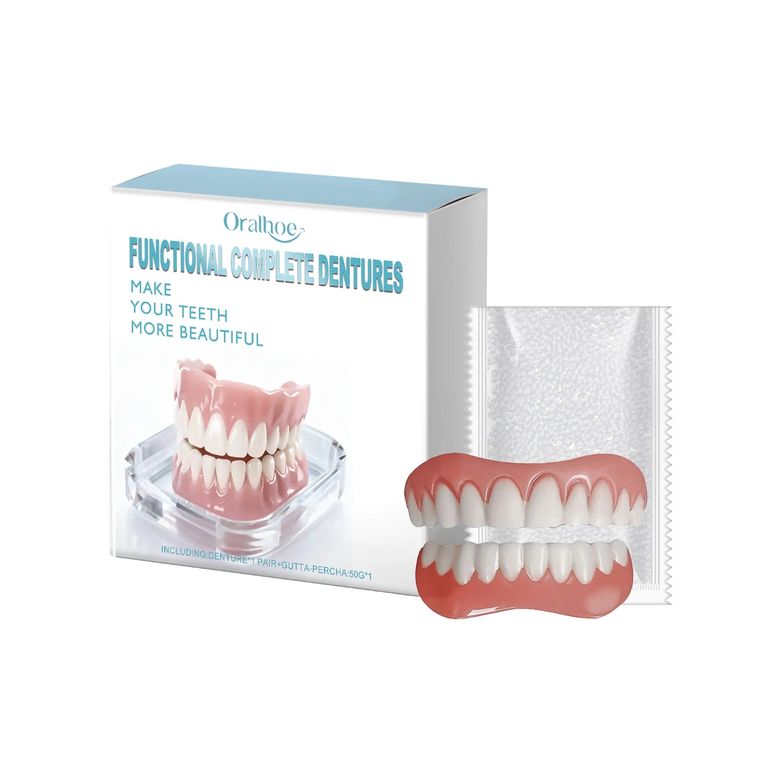 Cosmetic Denture Set for Instant Smile Improvement - 16