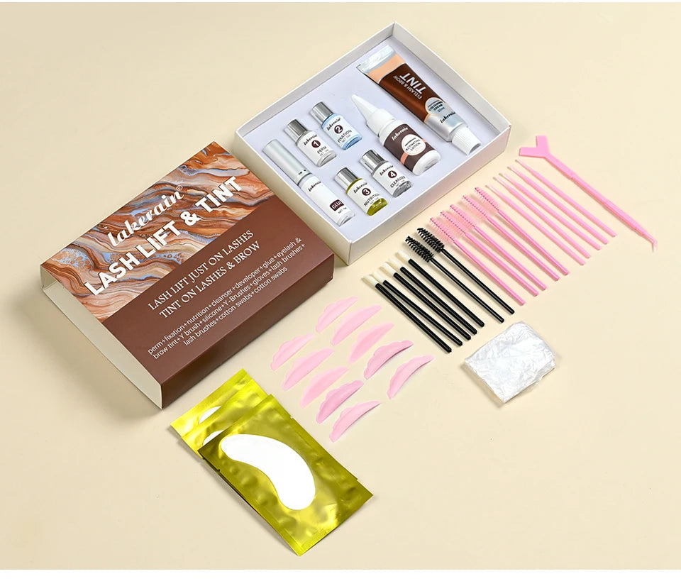 Professional Eyelash Lift and Brow Tinting Home Kit - 17
