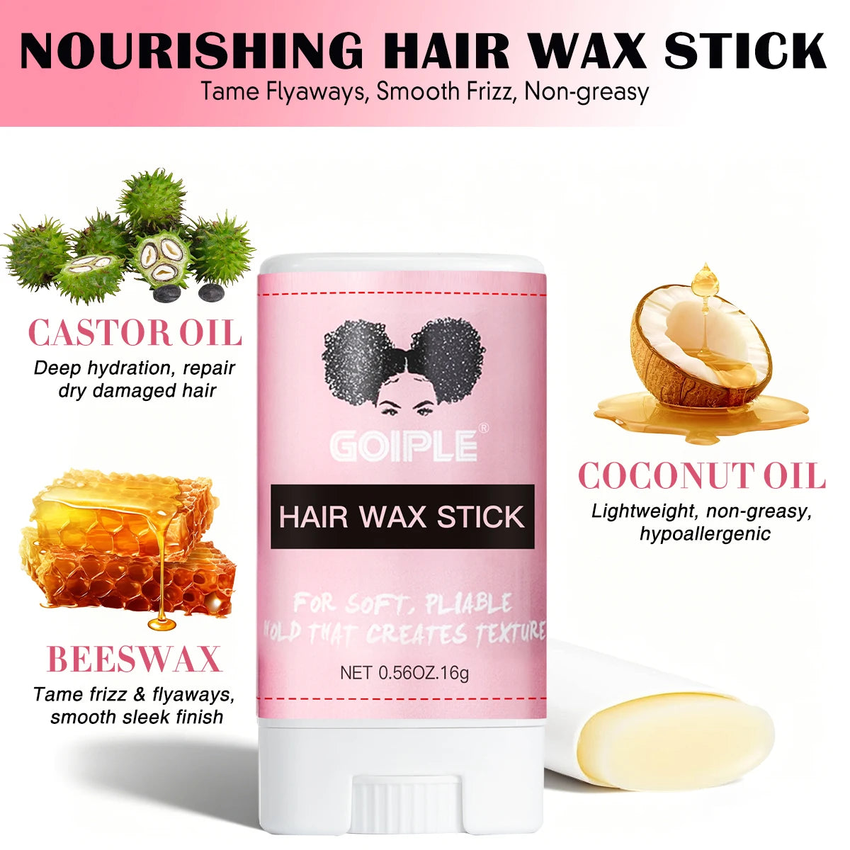 Goiple Lace Wig Adhesive and Hair Styling Kit - 10