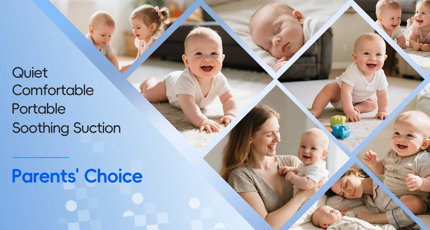Electric Baby Nasal Aspirator with Music and Adjustable Suction - 16